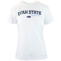 Women's nike utah state aggies white tshirt